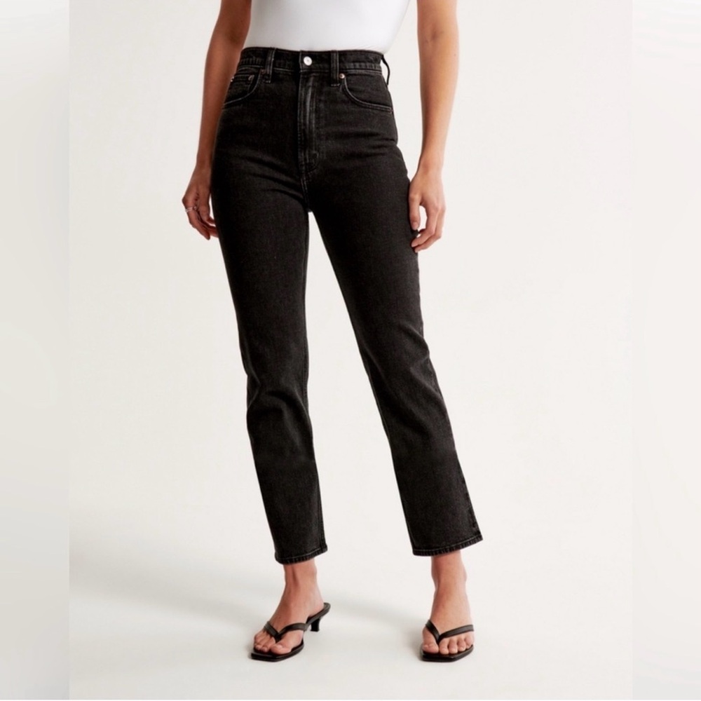 Abercrombie & Fitch Women's Dark High Rise Jeans